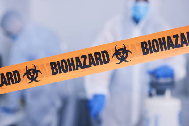 Professional Biohazard technician working in Hampton, IL